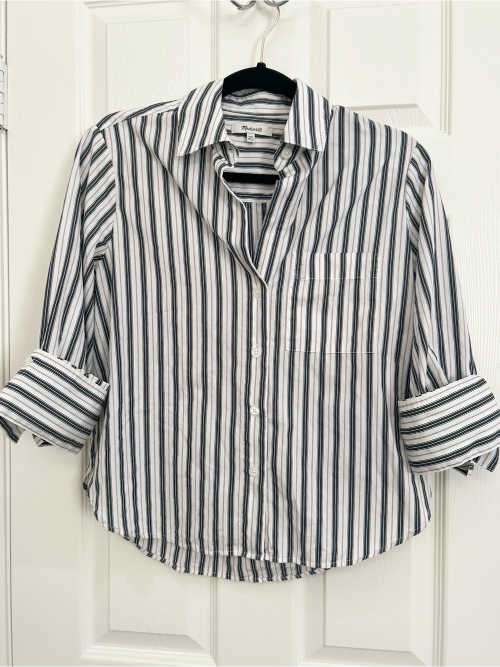 Madewell Cotton Poplin Shirt | Size XXS